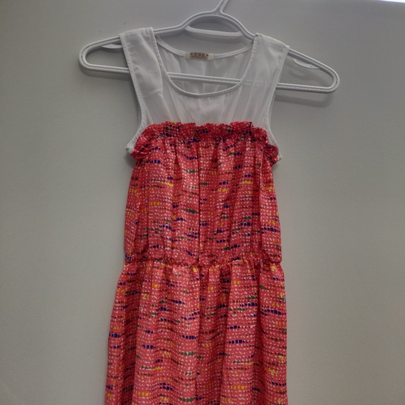 Keren Made in Korea Maxi Hot Pink Print Maxi Dress - Picture 2 of 6